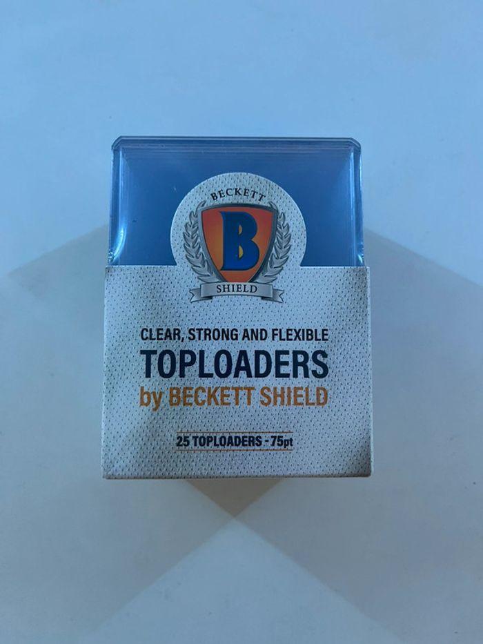 1 pack of 25 toploader 75 pt Beckett Shield - photo numéro 1