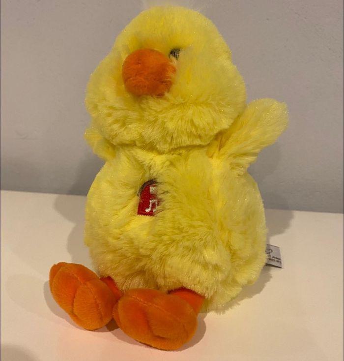 Poussin peluche neuve 15cm Sonore Pâques Easter - photo numéro 1