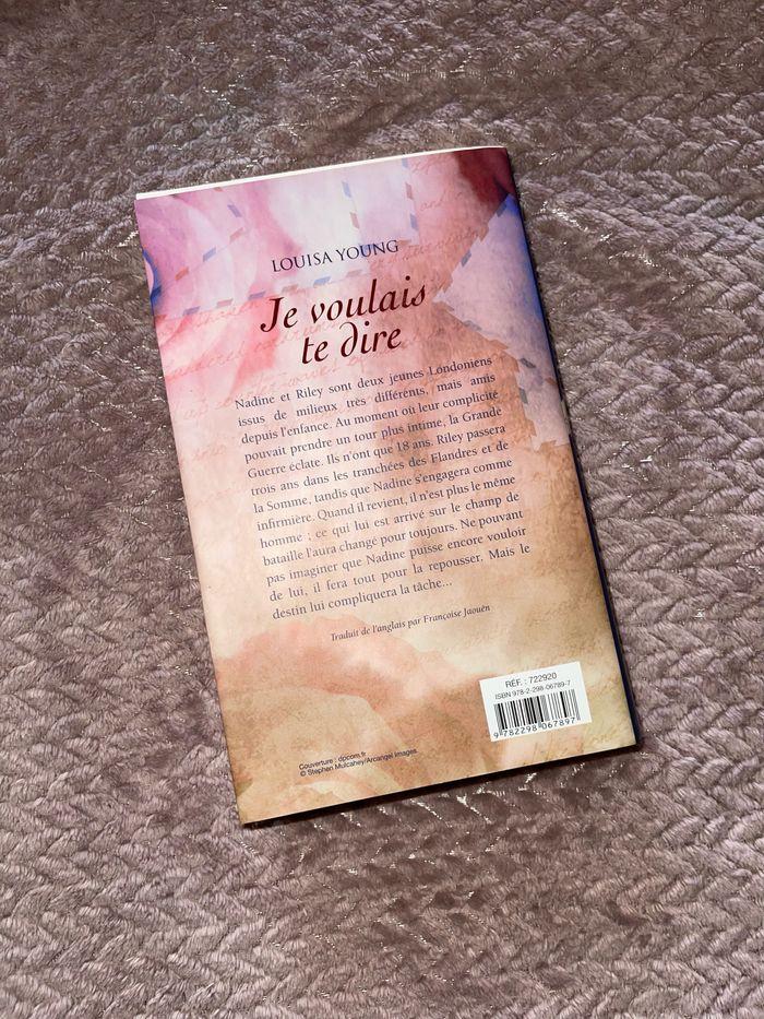 Livre - Je voulais te dire - photo numéro 2