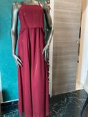 Robe bordeaux Zara neuve S