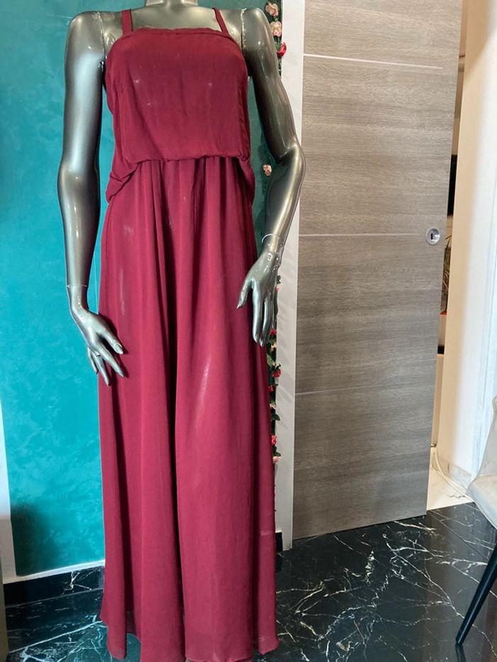 Robe bordeaux Zara neuve S - photo numéro 1