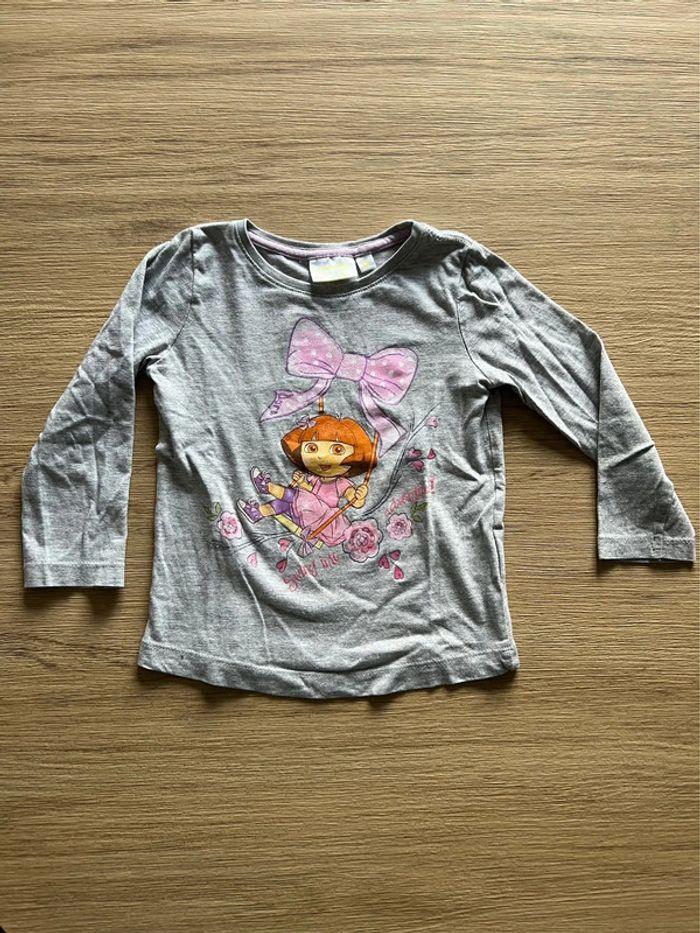 Lot 3 tee-shirts manches longues fille 3 ans - photo numéro 2