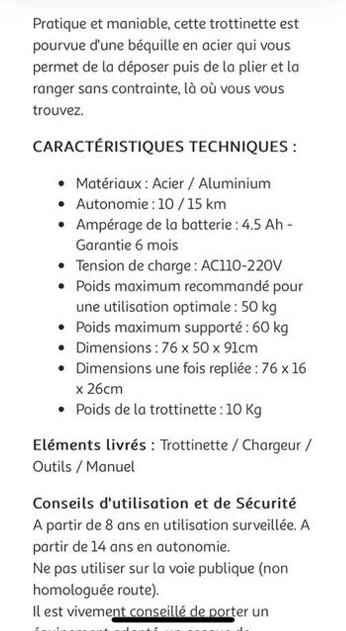 Trottinette électrique Piki - photo numéro 6