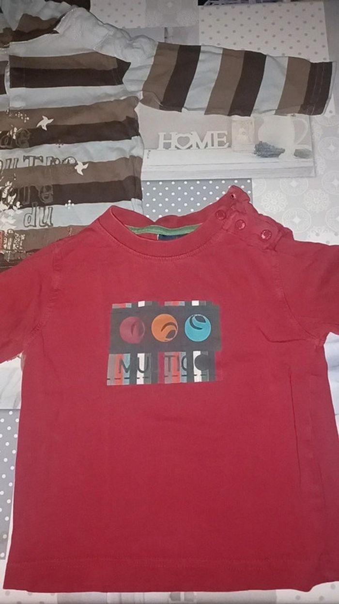 Lot de deux tee-shirts sergent major taille 2 ans - photo numéro 2