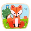 Puzzle encastrable renard