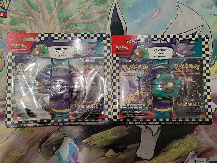 2 duopacks gommes Pokémon neufs fr - photo numéro 1