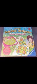 Mandala designer flowers & butterflies