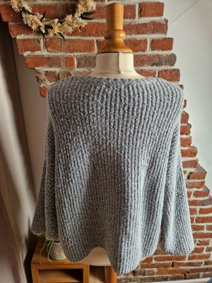 Gros pull oversize gris Dream Bershka XS / S - photo numéro 3