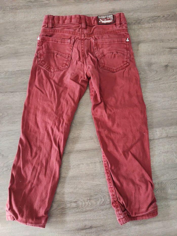 Pantalon rouge bordeaux sergent major 4 ans - photo numéro 2