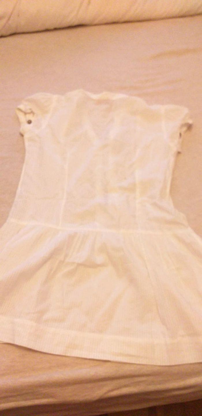 Robe Tunique blanche transparente kiabi 12 ans - photo numéro 2