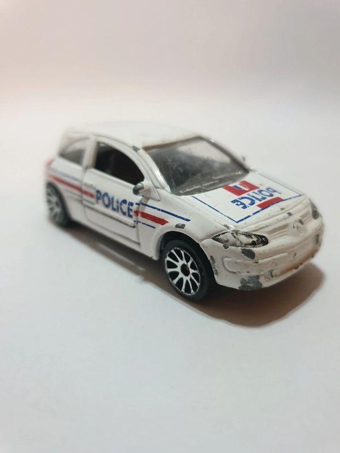 Majorette 221C, Renault Megane II Police, 1/52, Blanche - photo numéro 3