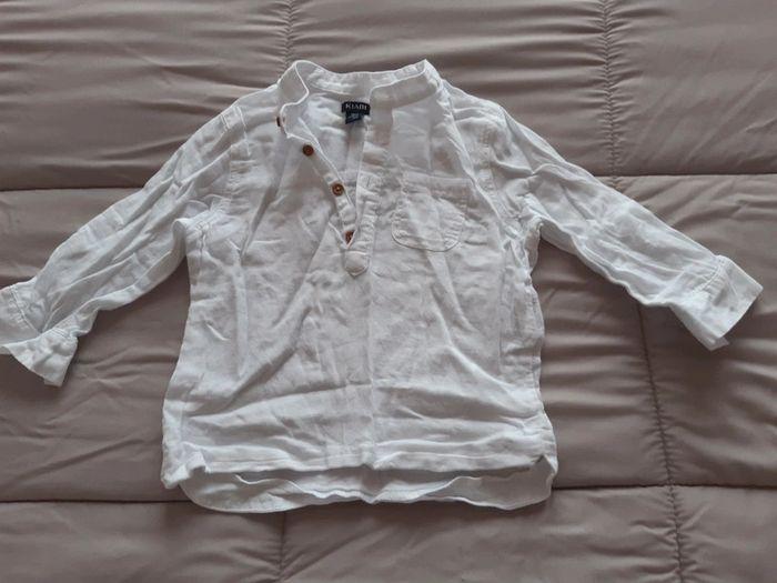 Chemise garçon blanche 18M Kiabi - photo numéro 1