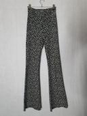 Pantalon flare fleuri