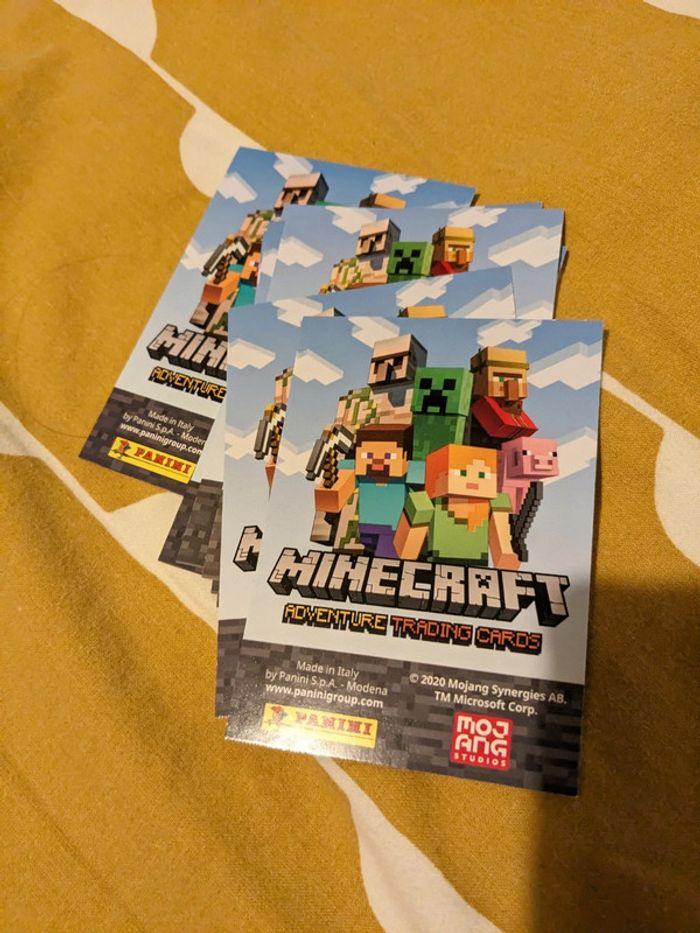 Lot de 8 cartes Minecraft Adventure trading - photo numéro 2