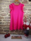 Robe manches volantées rose vif Femme taille 52 marque Asos 🍬