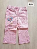 Pantalon 4 ans fille