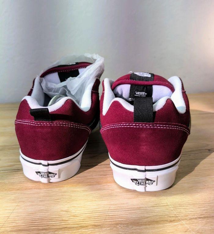 Baskets Vans knu old skool bordeaux pointure 44.5 neuves avec boîte d'origine - photo numéro 7