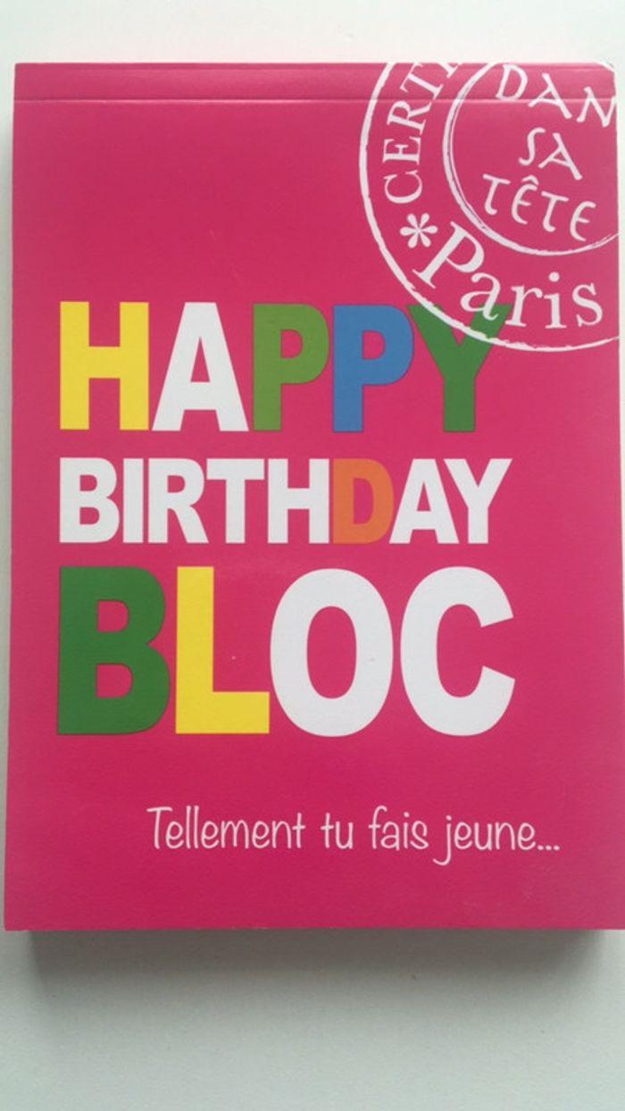 Happy birthday bloc - Neuf - photo numéro 1