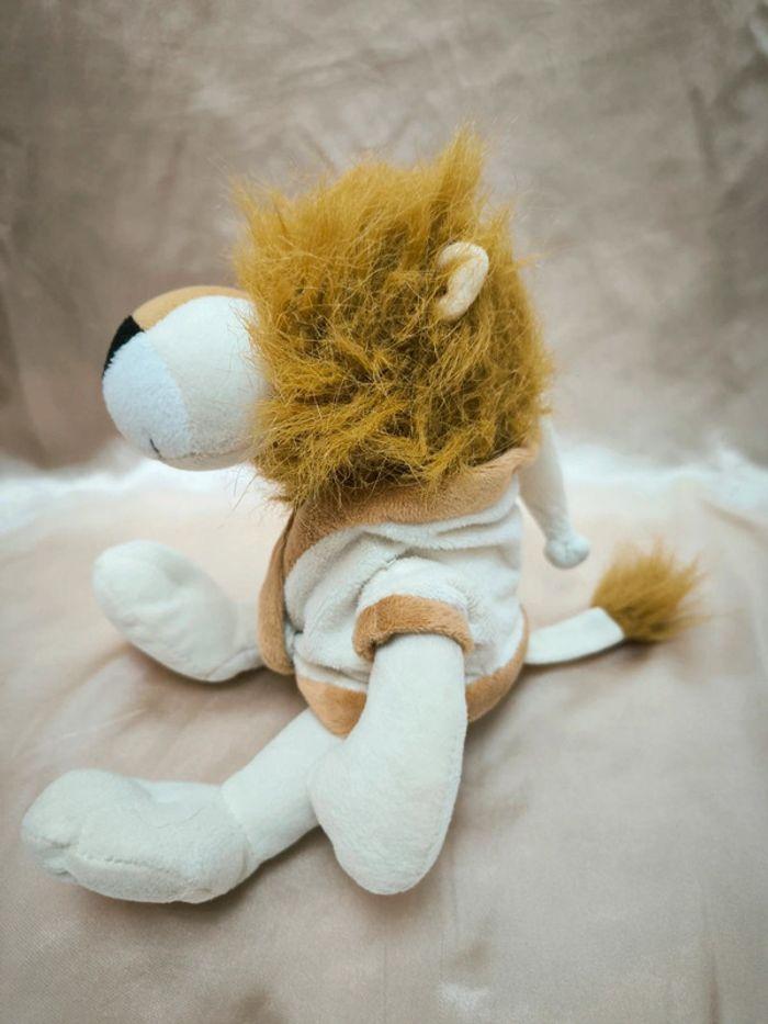 Peluche Lion avec son peignoir - photo numéro 3