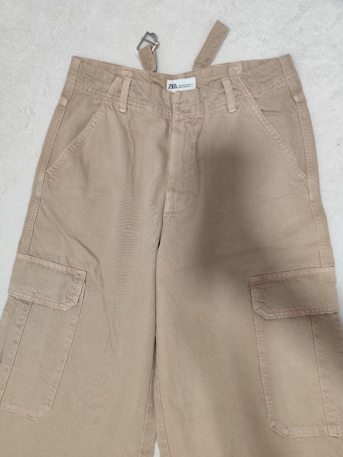 Pantalon a jambe large Zara  neuf t 36 - photo numéro 3