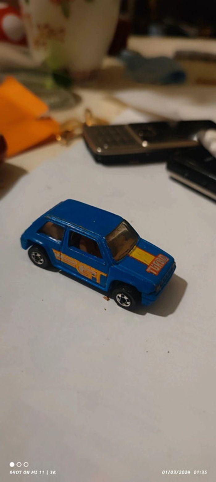 Renault 5 GT Turbo Mattel Hotwheels rare - photo numéro 1