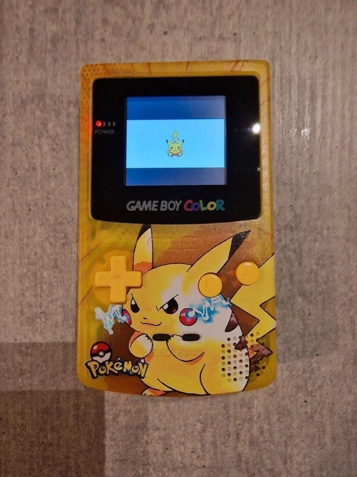 Gameboy Color Custom IPS + Jeu Pokemon - photo numéro 4