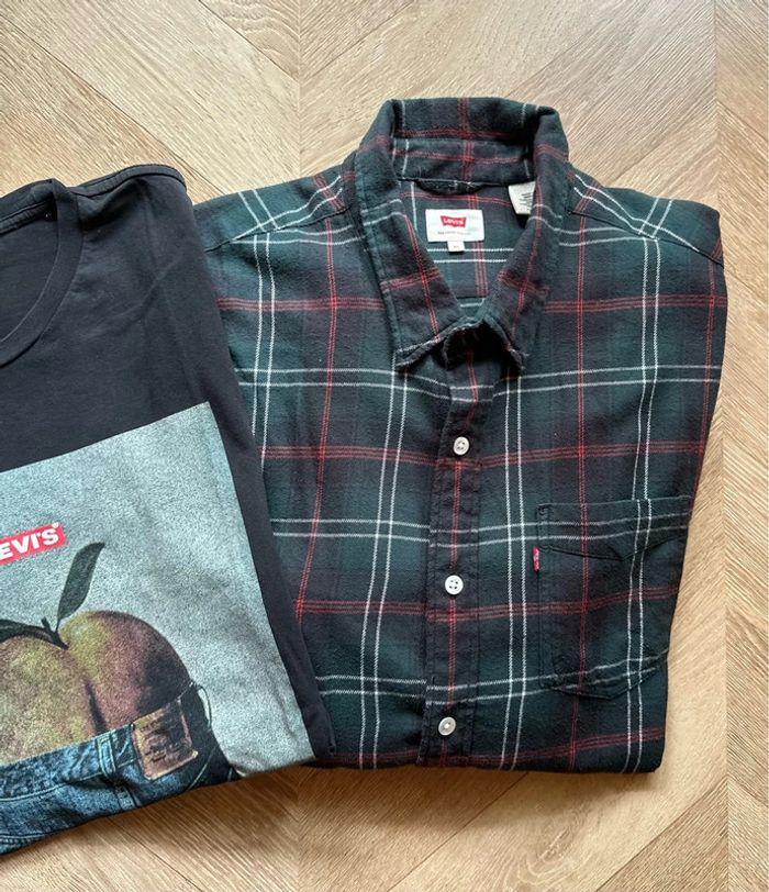 Lot t-shirt et chemise Levi’s homme taille XL - photo numéro 3