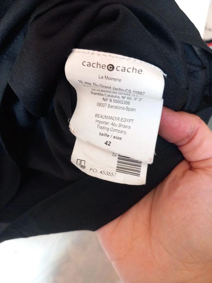 Robe noire cache cache _ Taille 42 🏈 - photo numéro 2