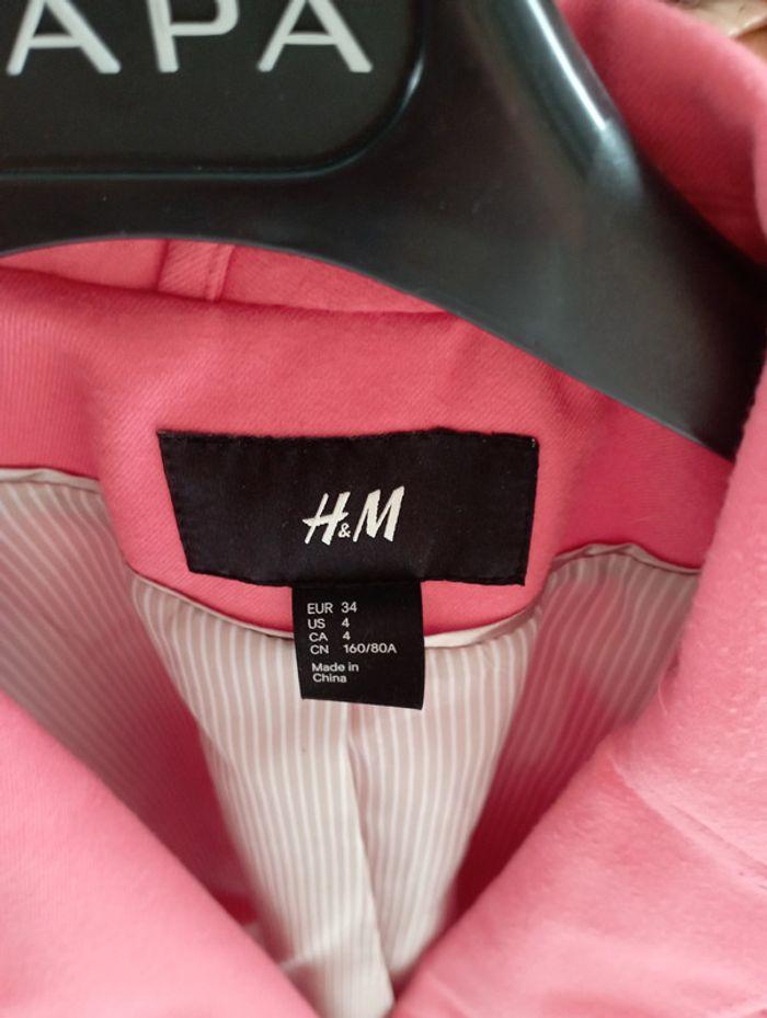 Veste rose H&M 34 - photo numéro 2