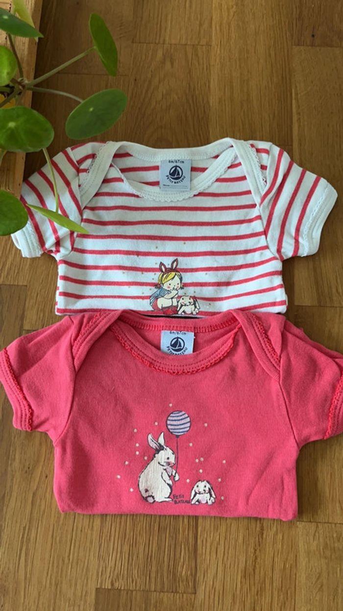 Lot de 2 bodies petit bateau - photo numéro 1