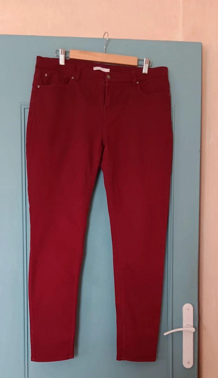 Pantalon bordeaux - photo numéro 1