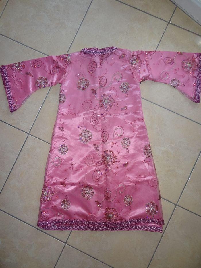 Robe caftan rose T 8ans - photo numéro 4