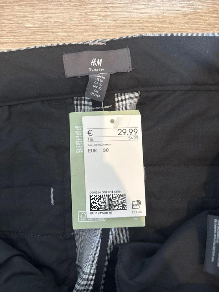 Pantalon H&M Homme taille 30 neuf avec étiquette - photo numéro 3