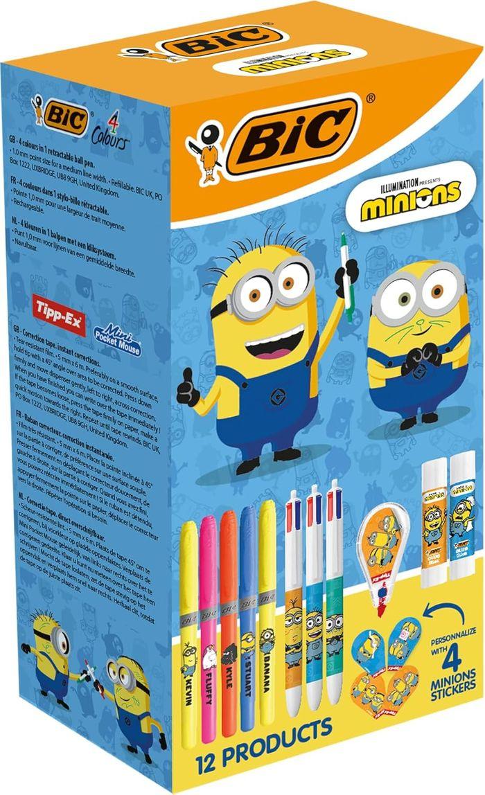 Lot « MINIONS » 1 boite Lego « Les Minions et la Voiture-Banane » n°75580 + 1 set Papeterie BIC de 1 - photo numéro 3