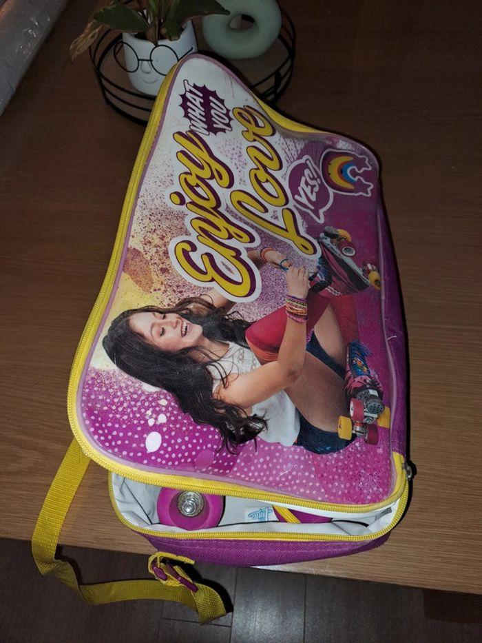 Rollers avec sac de transport disney Soy Luna bon état taille 31 32 - photo numéro 2