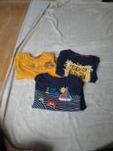 Lot de 3 t-shirts 12 mois