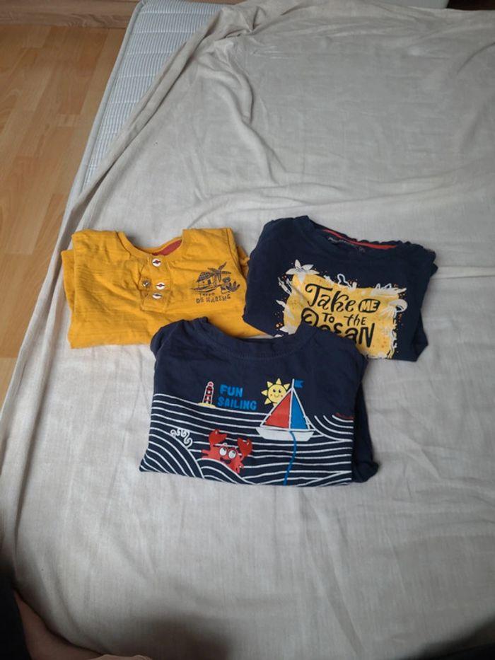 Lot de 3 t-shirts 12 mois - photo numéro 1