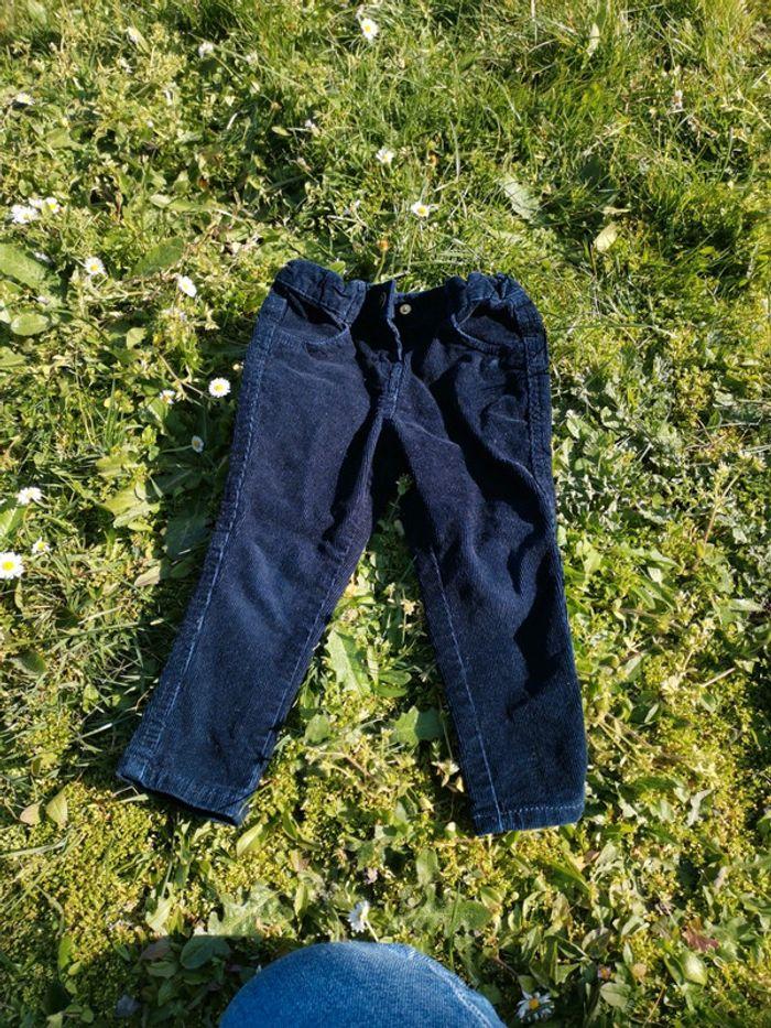 Pantalon velour kiabi