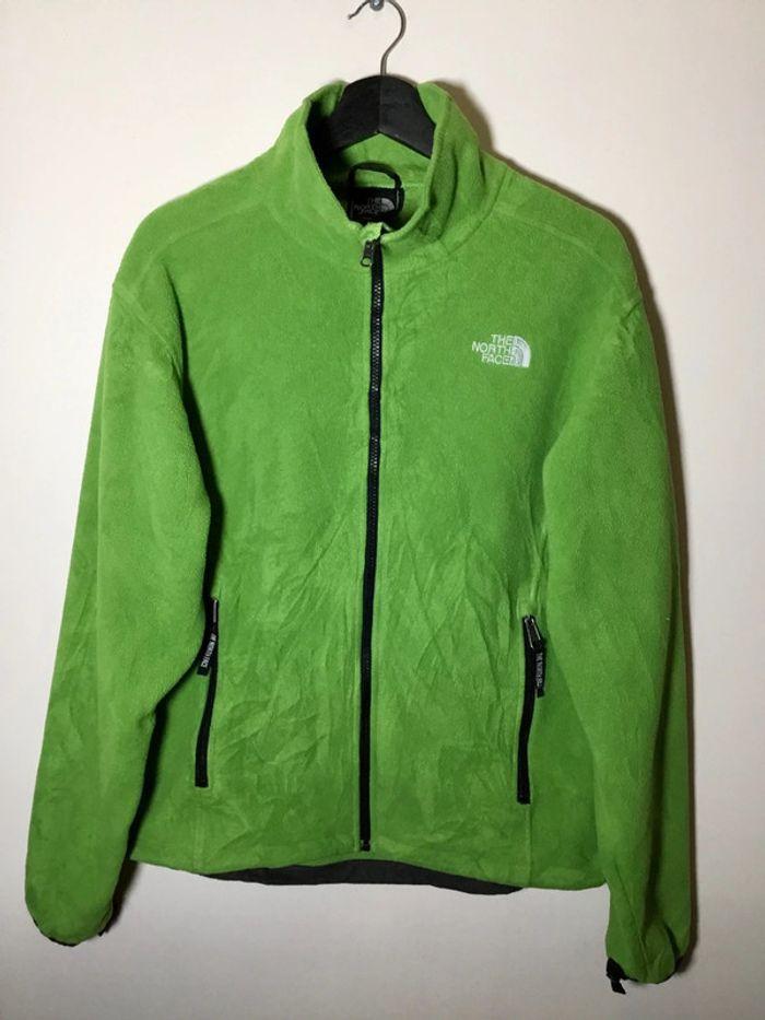 Veste polaire pour homme The North Face vert pomme taille M 098 - photo numéro 1