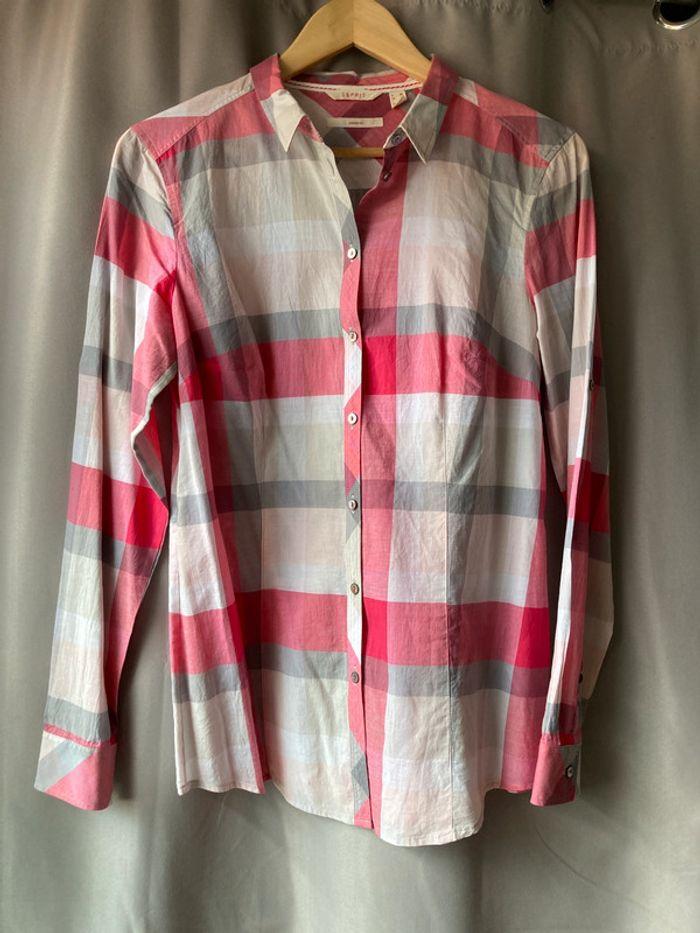 Chemise carreaux Esprit 40 - photo numéro 1