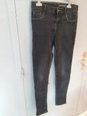 jeans droit Promod noir taille 36