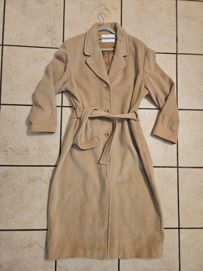 Manteau long Beige CAROLL PARIS taille XL - photo numéro 1