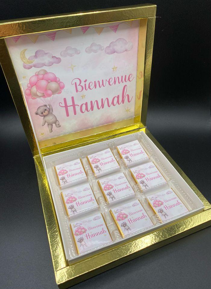 Chocolat personnalisé pour naissance ,baptême - photo numéro 3