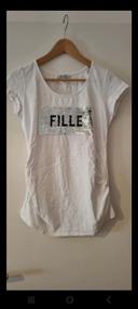 T-shirt maternité "garçon/fille"