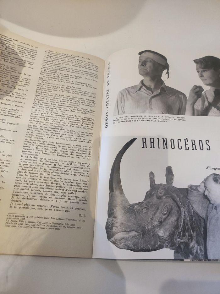 Livre theatre Rhinoceros Ionesco L'avant-scène 1960 - photo numéro 9