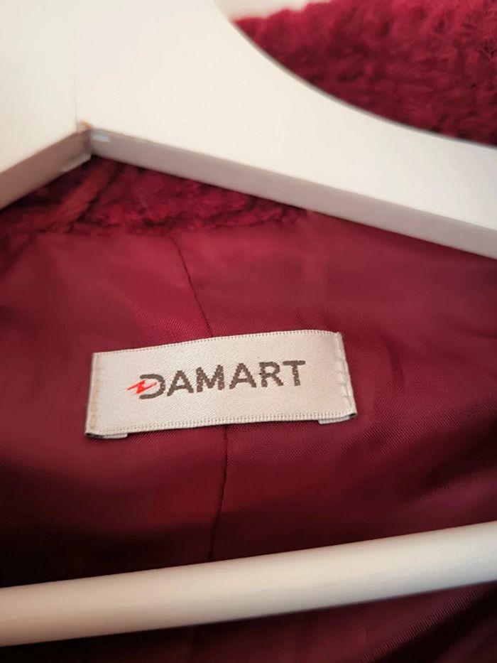 🤎 Manteau caban Damart bouclette vintage Bordeaux rosé 36/38 🤎 - photo numéro 6