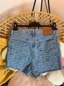 Short Levi's bleu denim 501 Ribcage taille 36 -