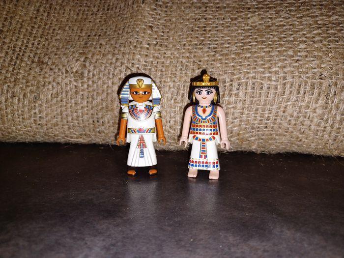 Playmobil egypte pharaon et cleopatre - photo numéro 1