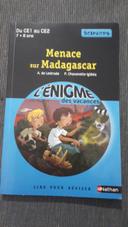 Livre vacances CE1 CE2 Menace sur Madagascar