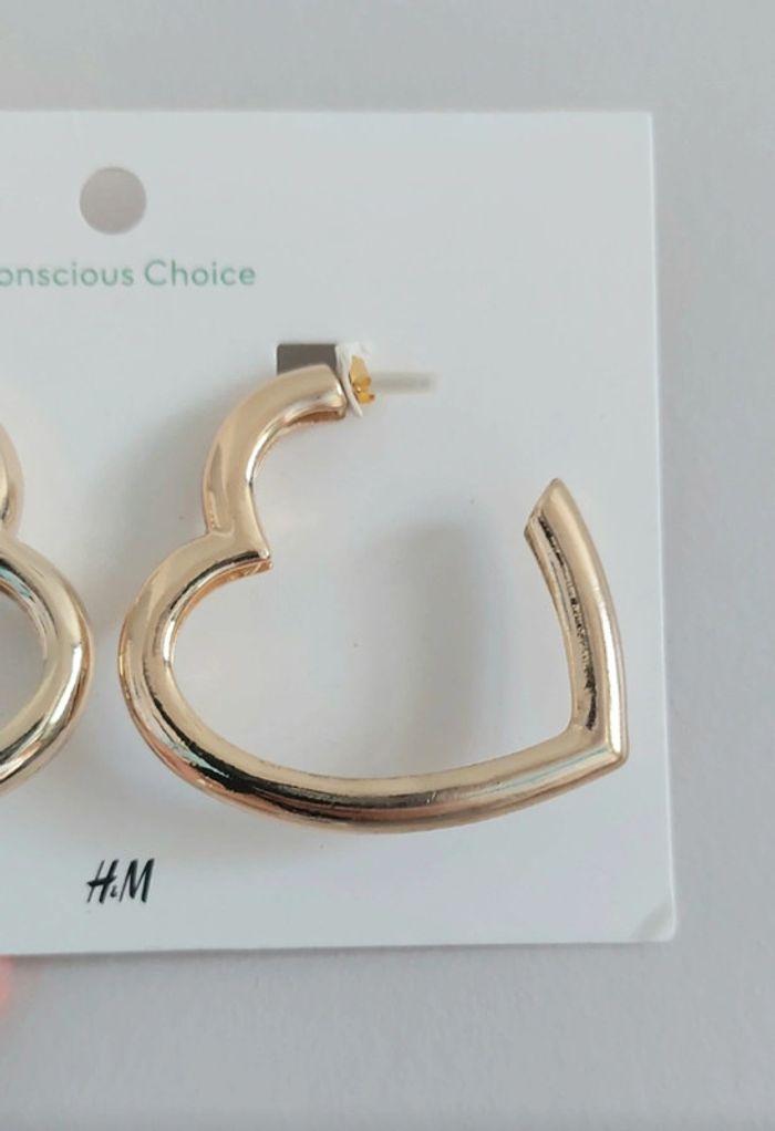 Boucles d'oreilles cœur H&M - photo numéro 2